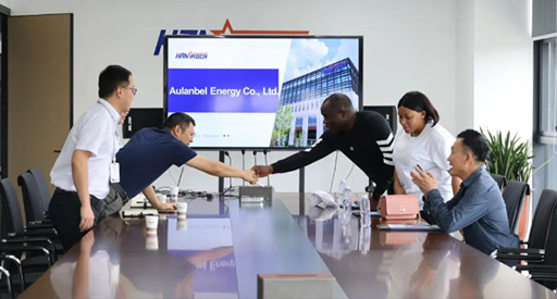 Sviluppo commerciale transfrontaliero | I clienti zambiani hanno visitato Hanxing Energy e hanno avuto scambi approfonditi